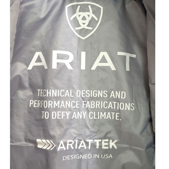 Ariat Equestrian Women's M Volt 2.0 Reflective Jacket in Silver Primaloft NWOT - Picture 9 of 12